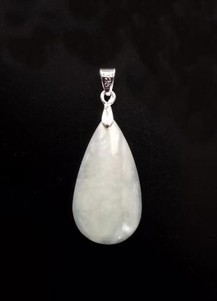 Кулон из натурального, лунного камня адуляр