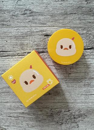 Сонцезахисний кушон atopalm tok tok facial sun pact spf43 pa+++
