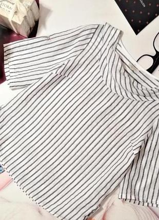 Блузка рубашка из льна lina tomel