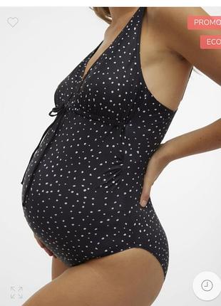 Суперовый слитный купальник 2 в 1  для беременных и кормящих mama licious