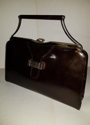 Вінтажна сумка. лак. 3