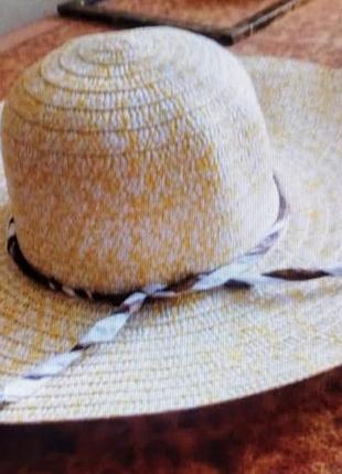 Шляпка соломянные, женская
