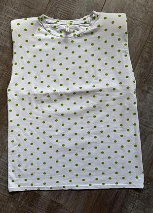 Майка, топ в горошок