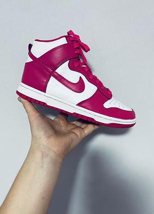 Кросівки nike dunk high pink prime 38р