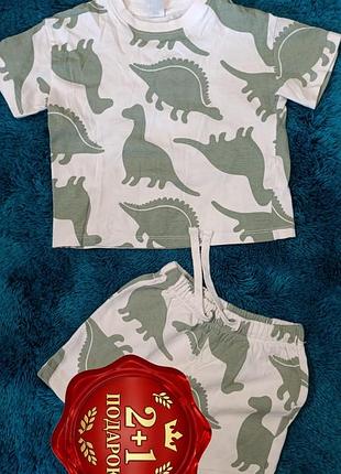 H&m 86 (12-18 мес) костюм с динозаврами
милый и удобный костюмчик для малыша
