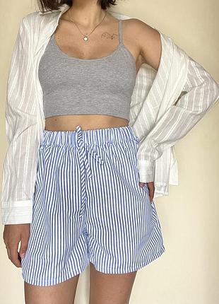 Шорти в піжамному стилі, нові