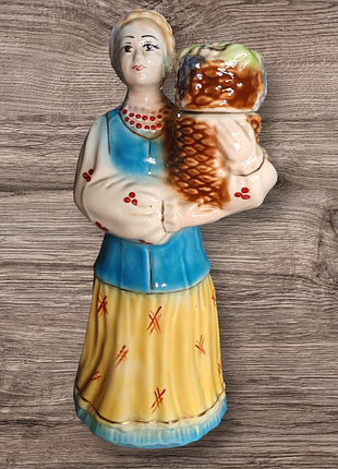 Бутылка фарфоровая из под водки коллекционная