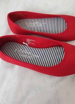 Легкие балетки текстиль george