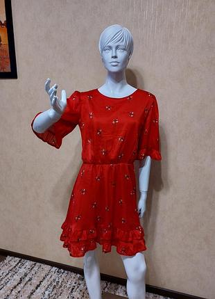 Шелковое платье vsv 46 размер