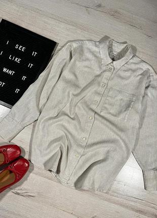 Лляна сорочка marks&spencer