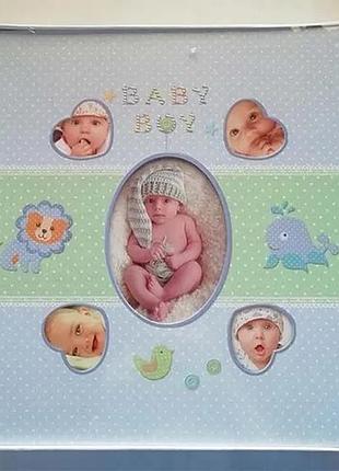 Фотоальбом на 20 листов (40 страниц) с магнитной пленкой. обложка ламинированный картон размер – 31x32 см.