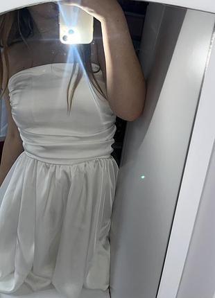 Молочна святкова сукня м