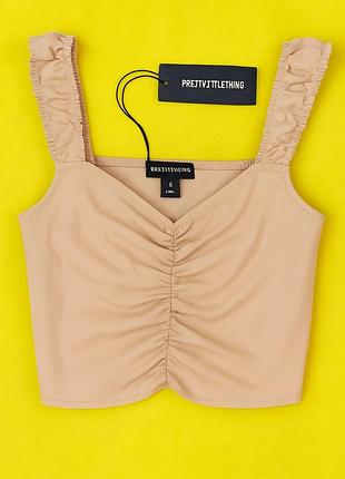 🤍 літній топ від prettylittlething 🤍