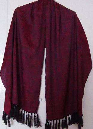 Шаль накидка з тайського шовку шарф