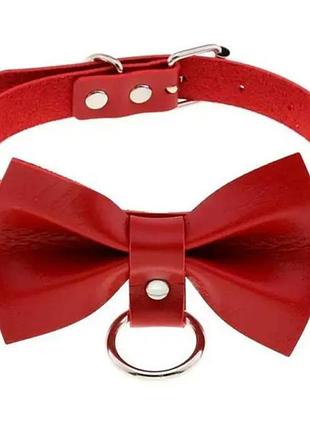 Сексуальний чокер з екошкіри