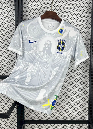 Футболка сборной бразильяны найк brazil special edition nike футбольная форма мужская унисекс неймар роналдо