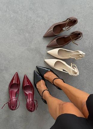 Туфлі на шпильці жіночі для особливих моментів, еколак