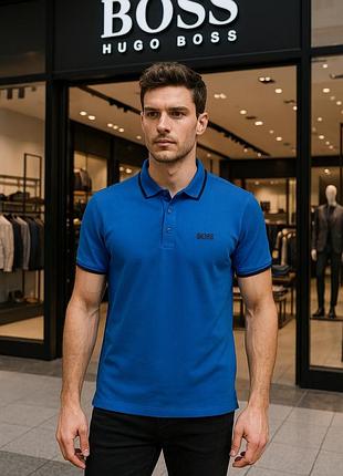 Футболка-поло чоловіча Hugo boss orange брюки чінос синя розмір s бавовна 100%