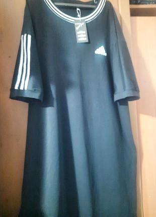 Новое платье футболка опоршик 
 рукав3/4