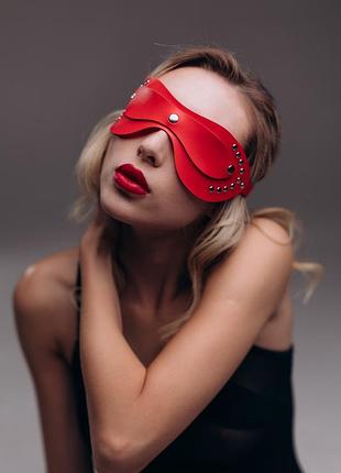 Маска candy hero мd2 червона екошкіра