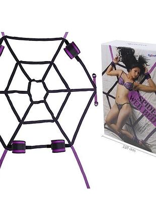Набір фіксаторів roоmfun spider web bed у вигляді павутиння на ліжко