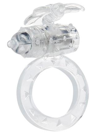 Эрекционное кольцо с вибрацией flutter ring vibrating transparant