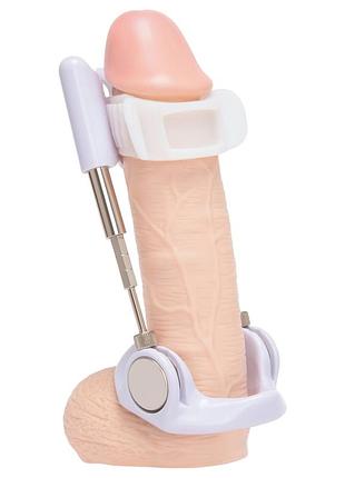Екстендер size-up penis stretcher для збільшення пеніса, білий