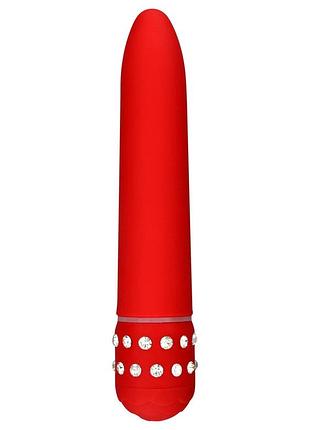 Вибратор для точки g diamond superbe vibe красный toy joy