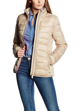 Бежева демісезонна куртка від tom tailor