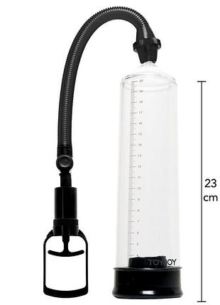 Вакуумная помпа для члена toy joy power pump механическая, черная