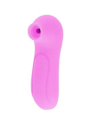Вакуумный стимулятор клитора toy joy, силиконовый, розовый