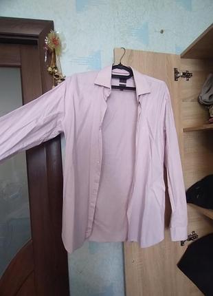 Рубашка мужская в клетку