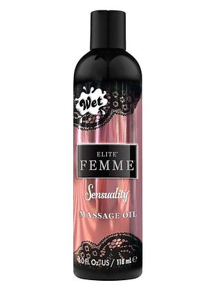 Массажное масло wet flite femme sensuality парфюмированное, 120 мл