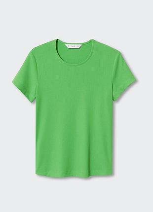 Базова футболка з круглим вирізом mango