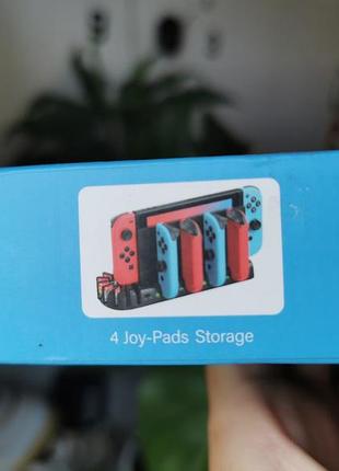 Зарядная станция kdd-001, предназначенная для nintendo switch joy-con контроллеров