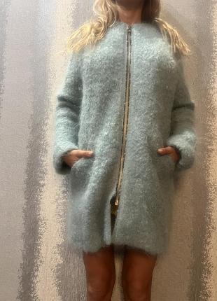 Тепле стильне пальто zara