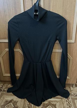 Сукня жіноча в рубчик