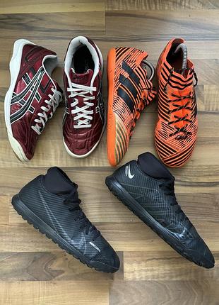 Asics adidas nike 40.5-41 сороконожки бампи