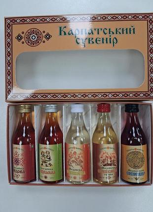 Міні пляшечки для колекції, набір, алкомініатюри, алкомінімалістика, 0.05 мл.