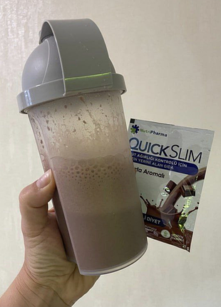 Пищевая добавка quick slim белковый коктейль на основе сывороточного протеина, для похуден...