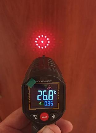 Бесконтактный инфракрасный термометр aneng th203. пирометр. -50~600°с. 8
