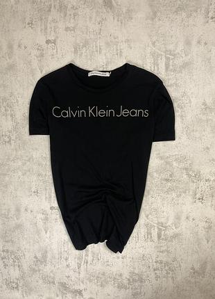 Чорна футболка Жіночий комплект серії білизни Calvin Klein Love з великим логотипом