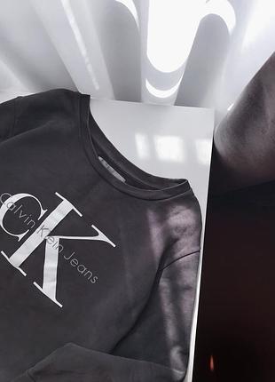 Світшот на флісі утеплений calvin klein оригінал
