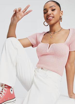 Вязаная футболка от asos