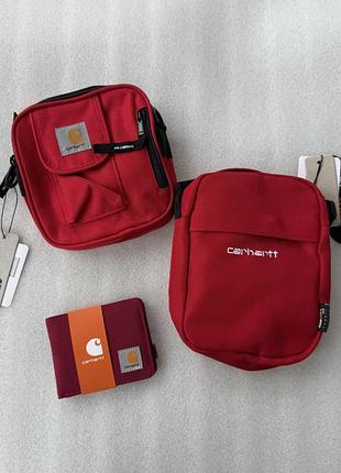 Набір carhartt сумка та гаманець на подарунок