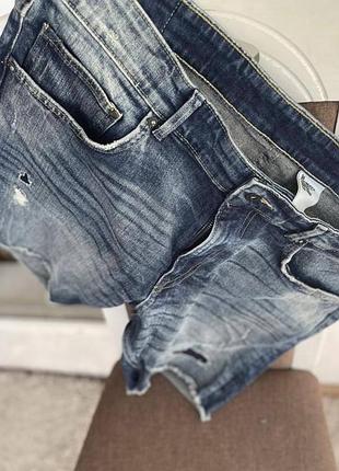 Джинсовые крутые шорты 🔲⬜ denim  white