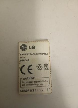 Аккумулятор lg bsl-30g к lg b1200 b1300