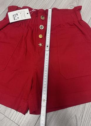 Нові якісні шорти вільного крою ризинка талія висока  m s l 44-46