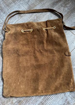 Сумка замш
