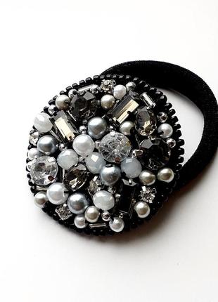 Резинка для волос со стразами